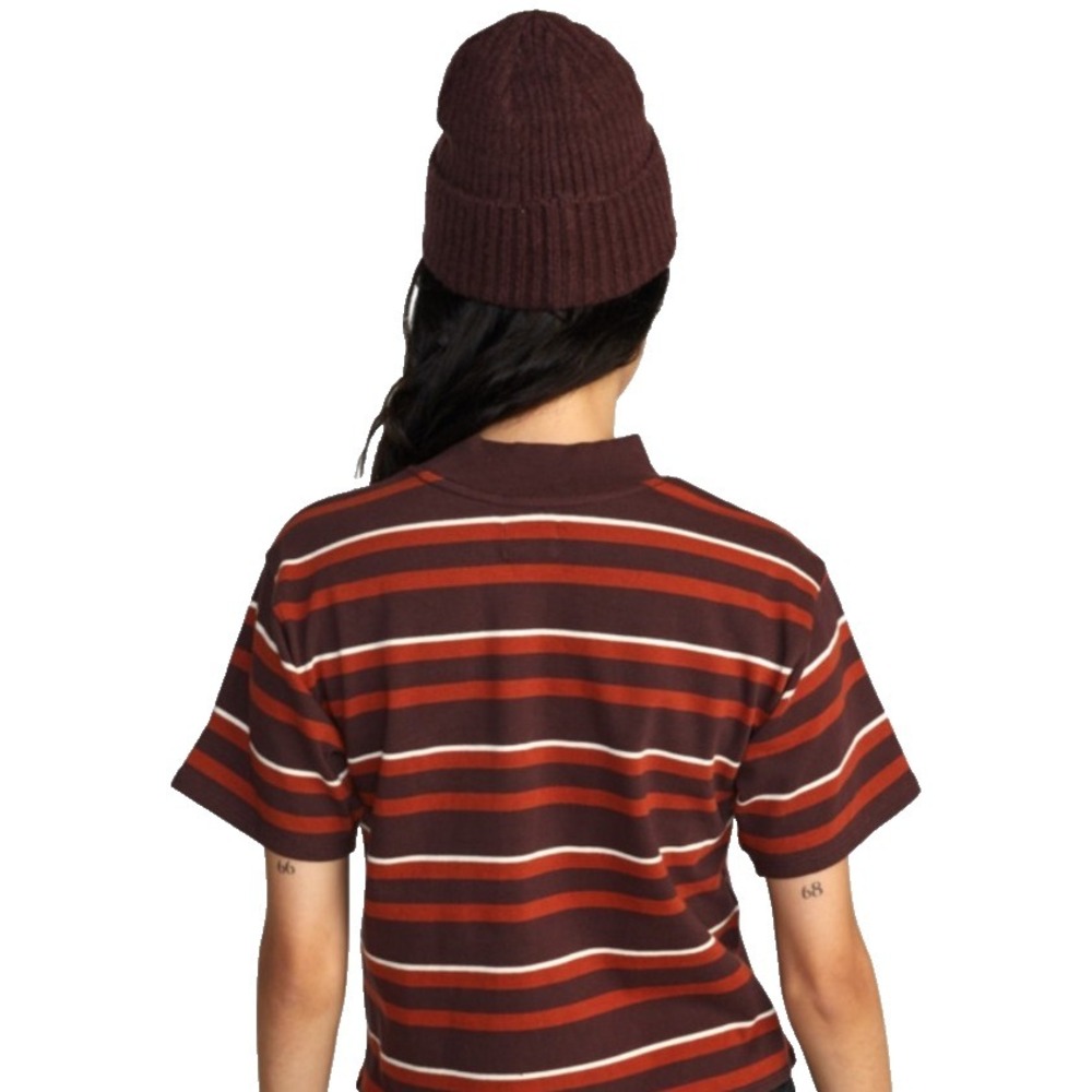 RVCA Women's Size XS - Kinney Tee  Mock Neck T-SHIRT MSRP $45 - Picture 2 of 2